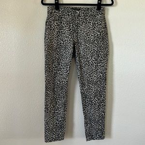 Banana Republic 0P Sloan Pants - gray/black print